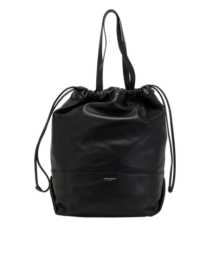 Harlem, &pound;375, Handbags, Black, Leather, Front view